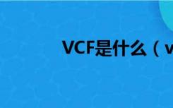 VCF是什么（vcf是什么文件）