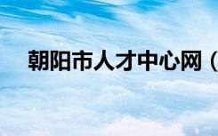 朝阳市人才中心网（朝阳市人事人才网）