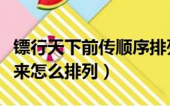 镖行天下前传顺序排列（镖行天下全集按顺序来怎么排列）