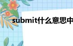 submit什么意思中文（sub什么意思）