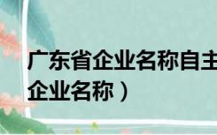 广东省企业名称自主申报系统APP（广东省企业名称）