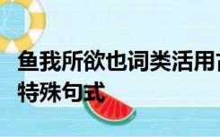 鱼我所欲也词类活用古今异义一词多义通假字特殊句式