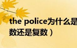 the police为什么是复数（the police 是单数还是复数）