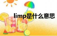 limp是什么意思（lim是什么意思）