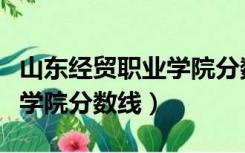 山东经贸职业学院分数线高吗（山东经贸职业学院分数线）