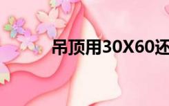 吊顶用30X60还是30x30的灯吗