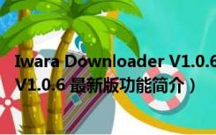 Iwara Downloader V1.0.6 最新版（Iwara Downloader V1.0.6 最新版功能简介）