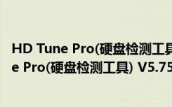 HD Tune Pro(硬盘检测工具) V5.75 官方中文版（HD Tune Pro(硬盘检测工具) V5.75 官方中文版功能简介）