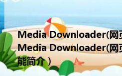 Media Downloader(网页视频嗅探插件) V0.02 绿色版（Media Downloader(网页视频嗅探插件) V0.02 绿色版功能简介）