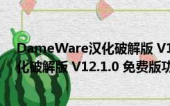 DameWare汉化破解版 V12.1.0 免费版（DameWare汉化破解版 V12.1.0 免费版功能简介）