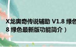 X龙奥奇传说辅助 V1.8 绿色最新版（X龙奥奇传说辅助 V1.8 绿色最新版功能简介）