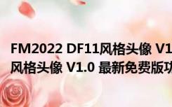 FM2022 DF11风格头像 V1.0 最新免费版（FM2022 DF11风格头像 V1.0 最新免费版功能简介）