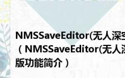 NMSSaveEditor(无人深空存档修改器) V1.9.9 绿色免费版（NMSSaveEditor(无人深空存档修改器) V1.9.9 绿色免费版功能简介）