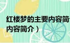 红楼梦的主要内容简介800字（红楼梦的主要内容简介）