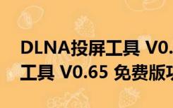 DLNA投屏工具 V0.65 免费版（DLNA投屏工具 V0.65 免费版功能简介）