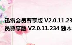 迅雷会员尊享版 V2.0.11.234 独木成林优化破解版（迅雷会员尊享版 V2.0.11.234 独木成林优化破解版功能简介）