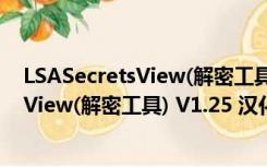 LSASecretsView(解密工具) V1.25 汉化版（LSASecretsView(解密工具) V1.25 汉化版功能简介）