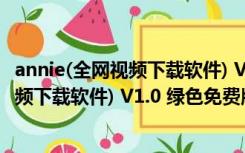 annie(全网视频下载软件) V1.0 绿色免费版（annie(全网视频下载软件) V1.0 绿色免费版功能简介）