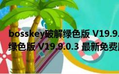 bosskey破解绿色版 V19.9.0.3 最新免费版（bosskey破解绿色版 V19.9.0.3 最新免费版功能简介）