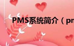 PMS系统简介（pms系统是什么意思）