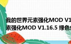 我的世界元素强化MOD V1.16.5 绿色免费版（我的世界元素强化MOD V1.16.5 绿色免费版功能简介）