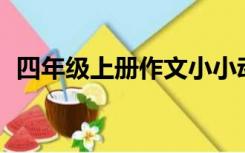 四年级上册作文小小动物园400字优秀作文