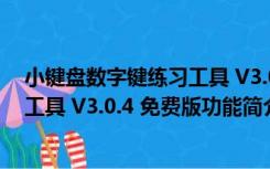 小键盘数字键练习工具 V3.0.4 免费版（小键盘数字键练习工具 V3.0.4 免费版功能简介）