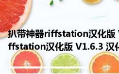 扒带神器riffstation汉化版 V1.6.3 汉化破解版（扒带神器riffstation汉化版 V1.6.3 汉化破解版功能简介）