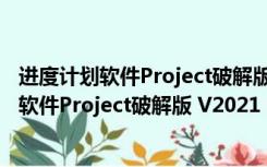 进度计划软件Project破解版 V2021 中文免费版（进度计划软件Project破解版 V2021 中文免费版功能简介）