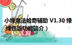 小绿魔法哈奇辅助 V1.30 绿色版（小绿魔法哈奇辅助 V1.30 绿色版功能简介）