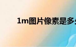 1m图片像素是多少（1m图片像素）