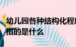 幼儿园各种结构化程度的教育活动之间的平衡指的是什么