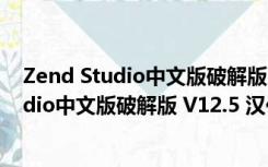 Zend Studio中文版破解版 V12.5 汉化免费版（Zend Studio中文版破解版 V12.5 汉化免费版功能简介）