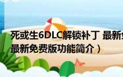 死或生6DLC解锁补丁 最新免费版（死或生6DLC解锁补丁 最新免费版功能简介）