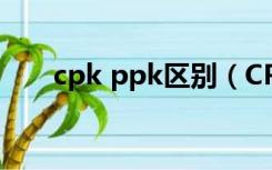 cpk ppk区别（CPK PPK 是什么呢）