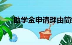 助学金申请理由简短200字（助学金）