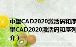 中望CAD2020激活码和序列号生成器 32/64位 绿色版（中望CAD2020激活码和序列号生成器 32/64位 绿色版功能简介）