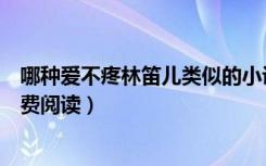 哪种爱不疼林笛儿类似的小说（哪一种爱不疼林笛儿全文免费阅读）