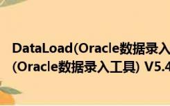 DataLoad(Oracle数据录入工具) V5.4 汉化版（DataLoad(Oracle数据录入工具) V5.4 汉化版功能简介）