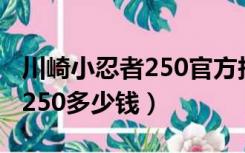 川崎小忍者250官方报价多少钱（川崎小忍者250多少钱）