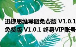 迅捷思维导图免费版 V1.0.1 终身VIP账号版（迅捷思维导图免费版 V1.0.1 终身VIP账号版功能简介）