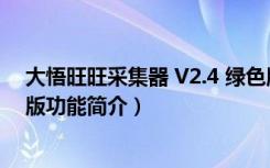 大悟旺旺采集器 V2.4 绿色版（大悟旺旺采集器 V2.4 绿色版功能简介）