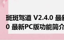 斑斑驾道 V2.4.0 最新PC版（斑斑驾道 V2.4.0 最新PC版功能简介）