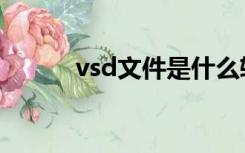 vsd文件是什么软件（vsd文件）