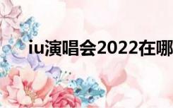 iu演唱会2022在哪里举行（iu演唱会）