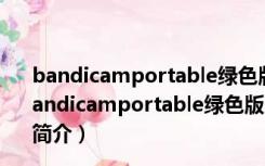 bandicamportable绿色版 V5.3.0.1879 免安装破解版（bandicamportable绿色版 V5.3.0.1879 免安装破解版功能简介）