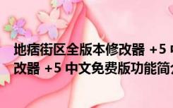 地痞街区全版本修改器 +5 中文免费版（地痞街区全版本修改器 +5 中文免费版功能简介）