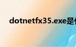 dotnetfx35.exe是什么（dotnetfx35）