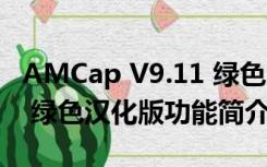 AMCap V9.11 绿色汉化版（AMCap V9.11 绿色汉化版功能简介）