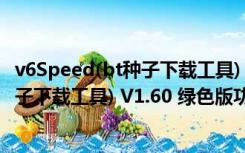 v6Speed(bt种子下载工具) V1.60 绿色版（v6Speed(bt种子下载工具) V1.60 绿色版功能简介）